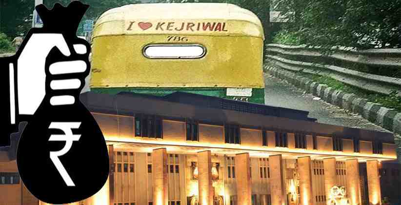 Auto-driver fined Rs. 10,000 for ‘I love Kejriwal’ sticker; HC issues notice to police