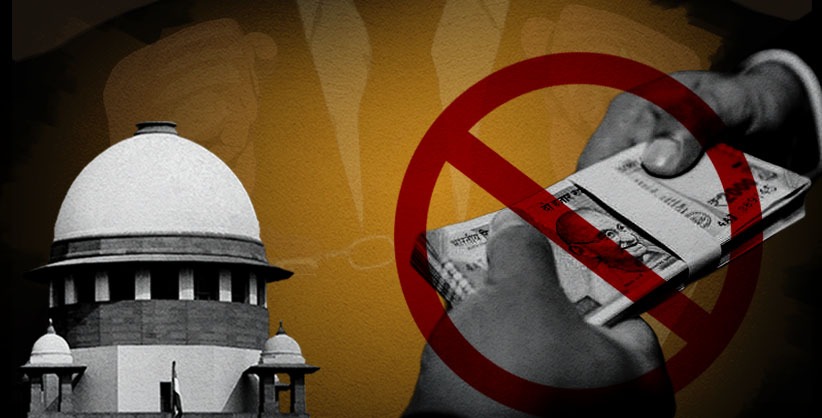 Giving money with bribe intent, an activity connected with the proceeds of crime: SC