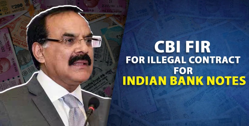 Ex Finance Secy faces CBI FIR for illegal contract for Indian Bank notes