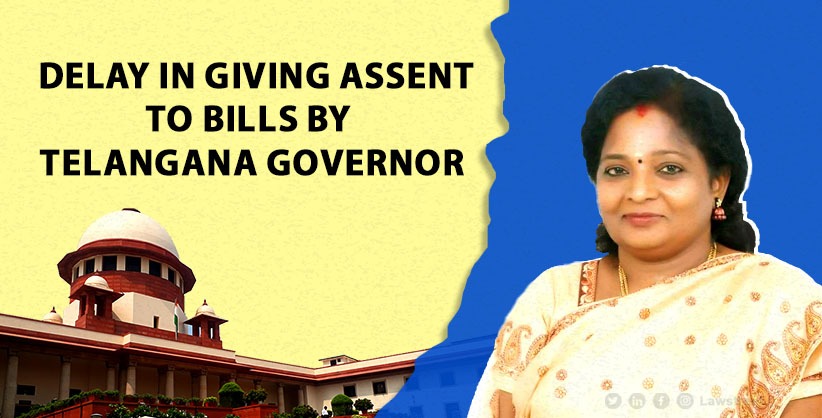 SC notice to Union govt on plea over delay in giving assent to bills by Telangana governor