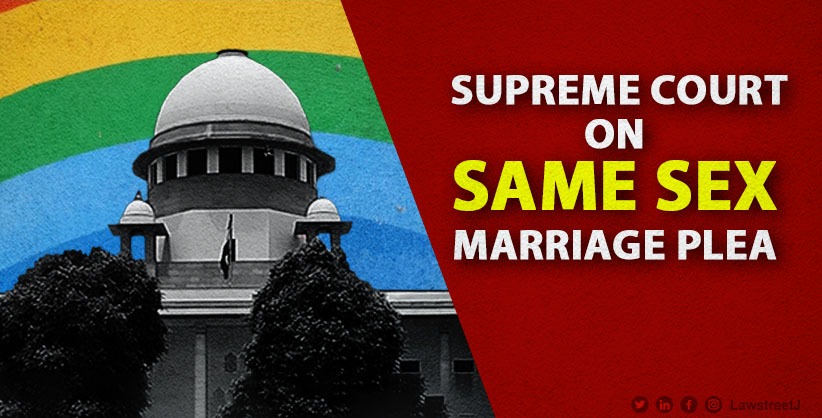 'Parliament empowered to legislate on marriage, divorce, how far courts can go,' Supreme Court on same sex marriage plea