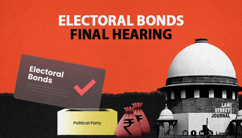 Electoral Bonds,' Supreme Court to begin final hearing on October 31