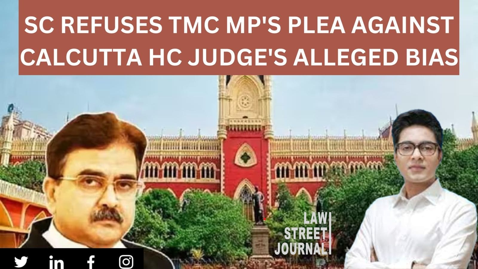 Cant consider TMC MPs plea for action against judge SC