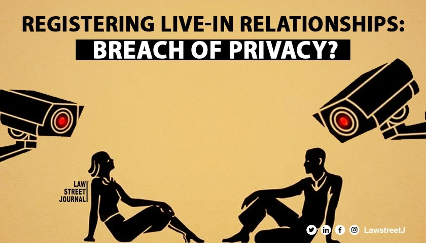 Registering Live-In Relationships Violates Right To Privacy?