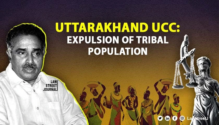 Uttarakhand's UCC: Tribal population should have been included, says Constitutional Expert P.D.T. Achary