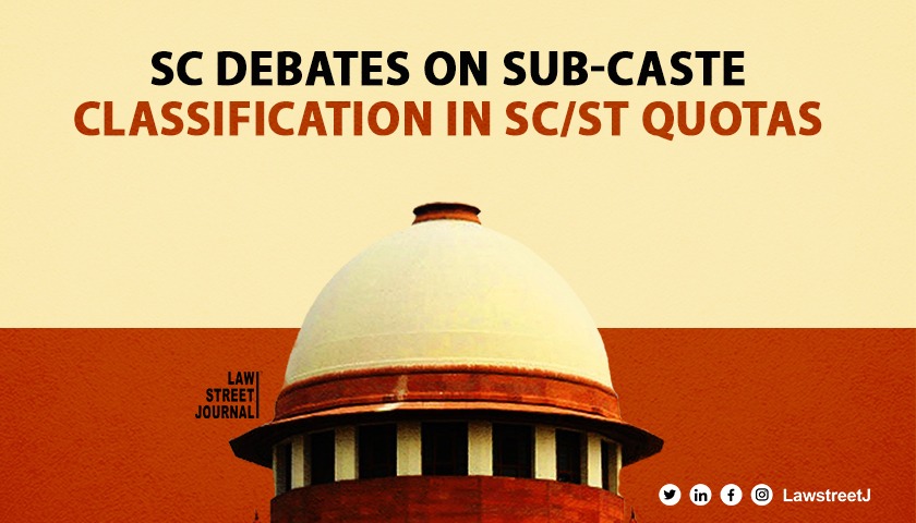 If not forward in backward category compete in general category SC asks on classification within SCs STs for quota