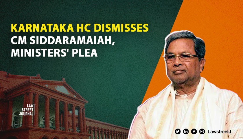 Illegal march in 2022: Karnataka HC refuses to quash case against CM Siddaramaiah and other ministers 
