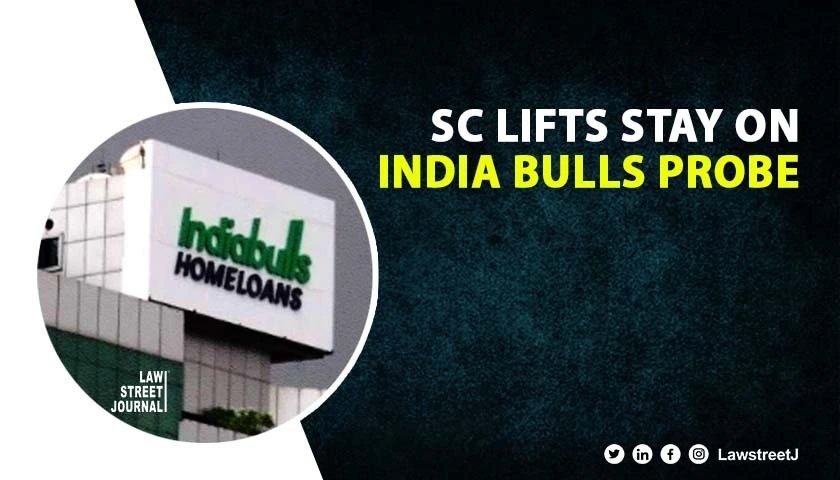 In utter disregard of law SC sets aside stay on probe against India Bulls others 